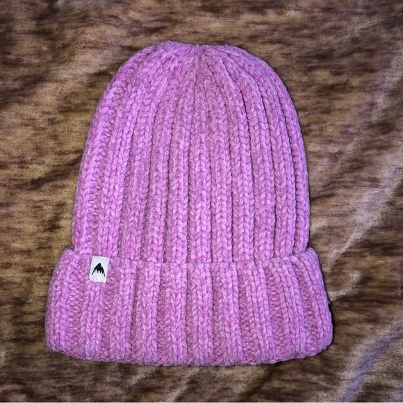 Burton Purple Ribbed Cuff Beanie Burton Recycled All Day Beanie One Size, purple at Amazon  main image 4